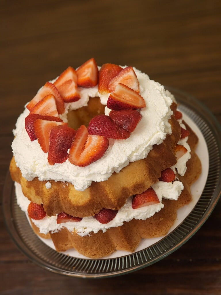 Strawberry Shortcake Poundcake