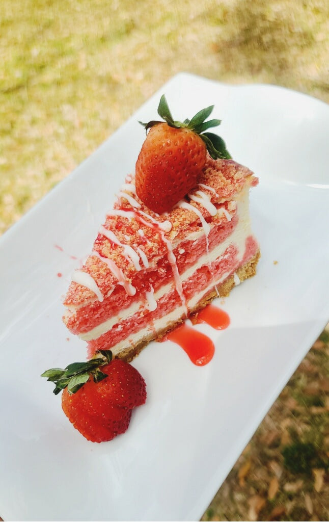 Strawberry Crunch Cheesecake