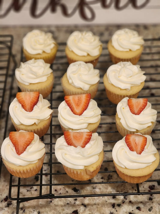 Cheesecake Flavored Cupcakes