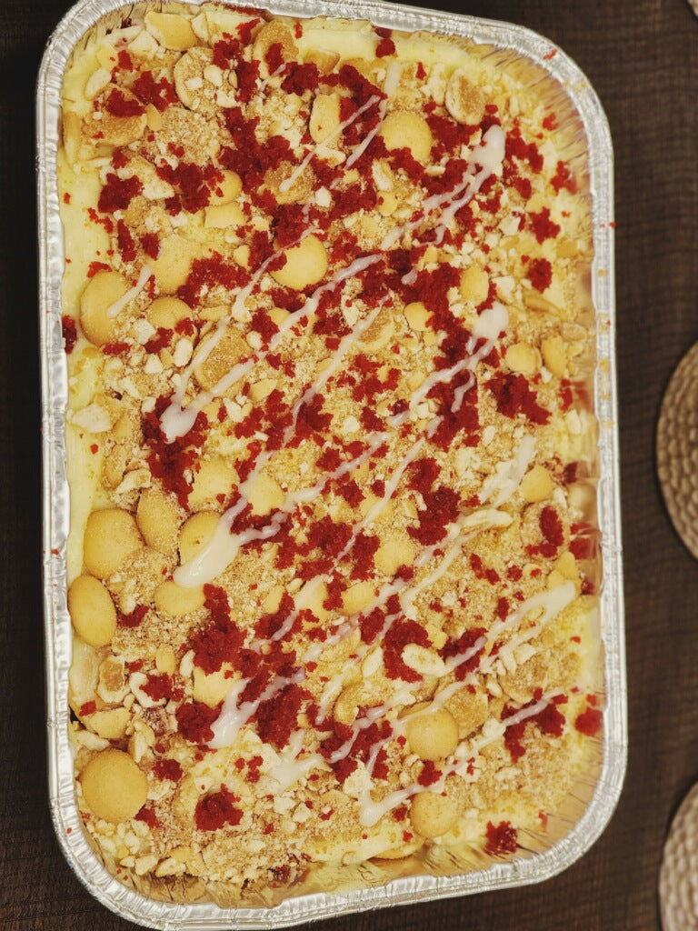 Red velvet Banana Pudding