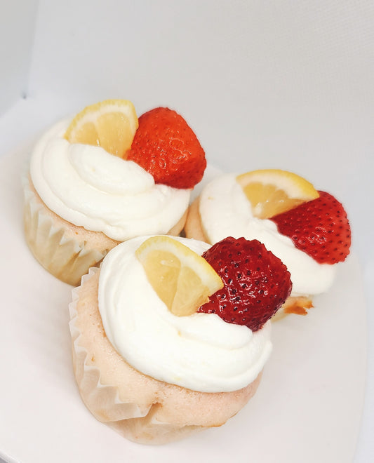 Strawberry Lemon Cupcake