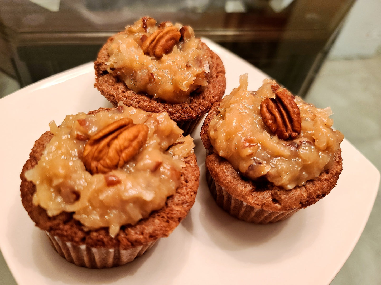 German Chocolate Cupcakes